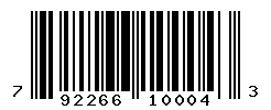UPC barcode number 792266100043
