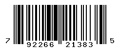 UPC barcode number 792266213835