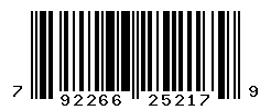 UPC barcode number 792266252179