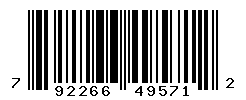 UPC barcode number 792266495712