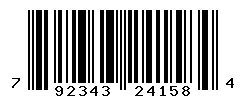 UPC barcode number 792343241584
