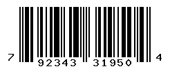 UPC barcode 792343319504