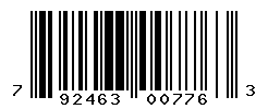 UPC barcode number 792463007763