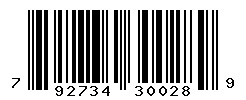 UPC barcode number 792734300289