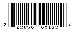 UPC barcode number 792850001220