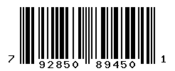 UPC barcode number 792850894501