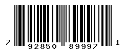 UPC barcode number 792850899971