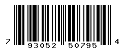 UPC barcode number 793052507954