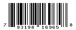 UPC barcode number 793198169658