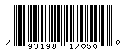 UPC barcode number 793198170500