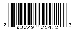UPC barcode number 793379314723
