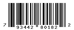 UPC barcode 793442801822