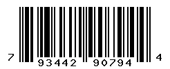 UPC 793442907944 barcode image