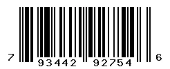 UPC 793442927546 barcode image