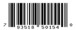 UPC barcode number 793518501540