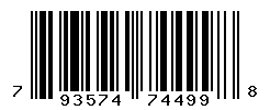 UPC barcode number 793574744998