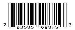 UPC barcode 793585088753
