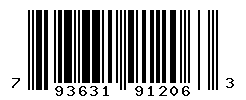 UPC barcode number 793631912063