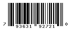UPC barcode 793631927210