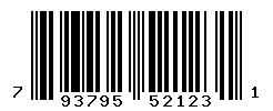 UPC barcode number 793795521231