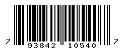 UPC barcode number 793842105407