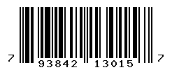 UPC barcode number 793842130157