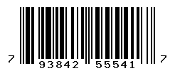 UPC barcode number 793842555417