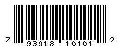 UPC barcode number 793918101012