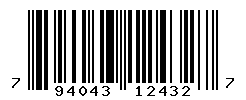 UPC barcode number 794043124327