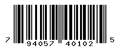 UPC barcode 794057401025