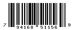 UPC barcode 794168511569