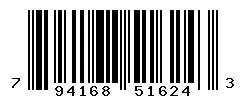 UPC barcode 794168516243