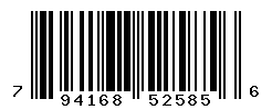 UPC barcode number 794168525856