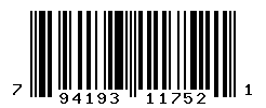 UPC barcode number 794193117521