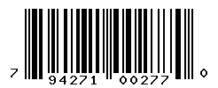 UPC barcode number 794271002770