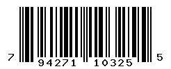 UPC barcode number 794271103255