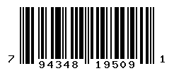 UPC barcode number 794348195091