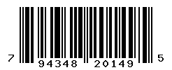 UPC barcode number 794348201495