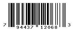 UPC barcode number 794437120683