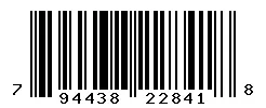 UPC barcode 794438228418