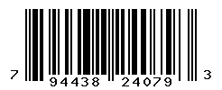UPC barcode 794438240793