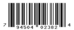 UPC barcode 794504023824