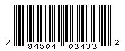 UPC barcode 794504034332