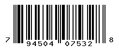 UPC barcode 794504075328