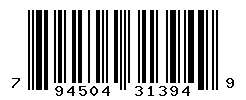 UPC barcode number 794504313949
