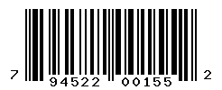 UPC barcode number 794522001552