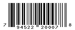 UPC barcode number 794522200078