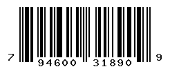 UPC barcode number 794600318909