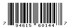 UPC barcode number 794615601447