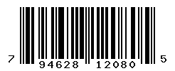 UPC barcode 794628120805